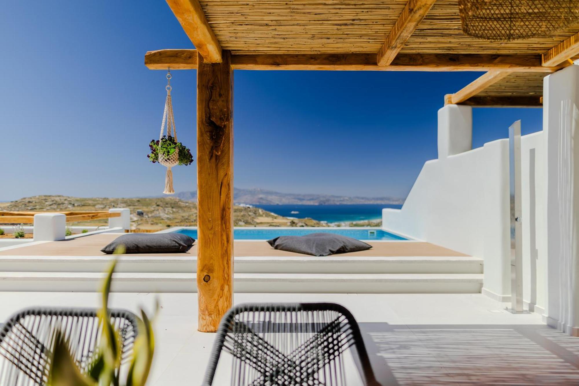 La Grande Vue-Private Hilltop Villas With Private Pools Vivlos Exterior photo