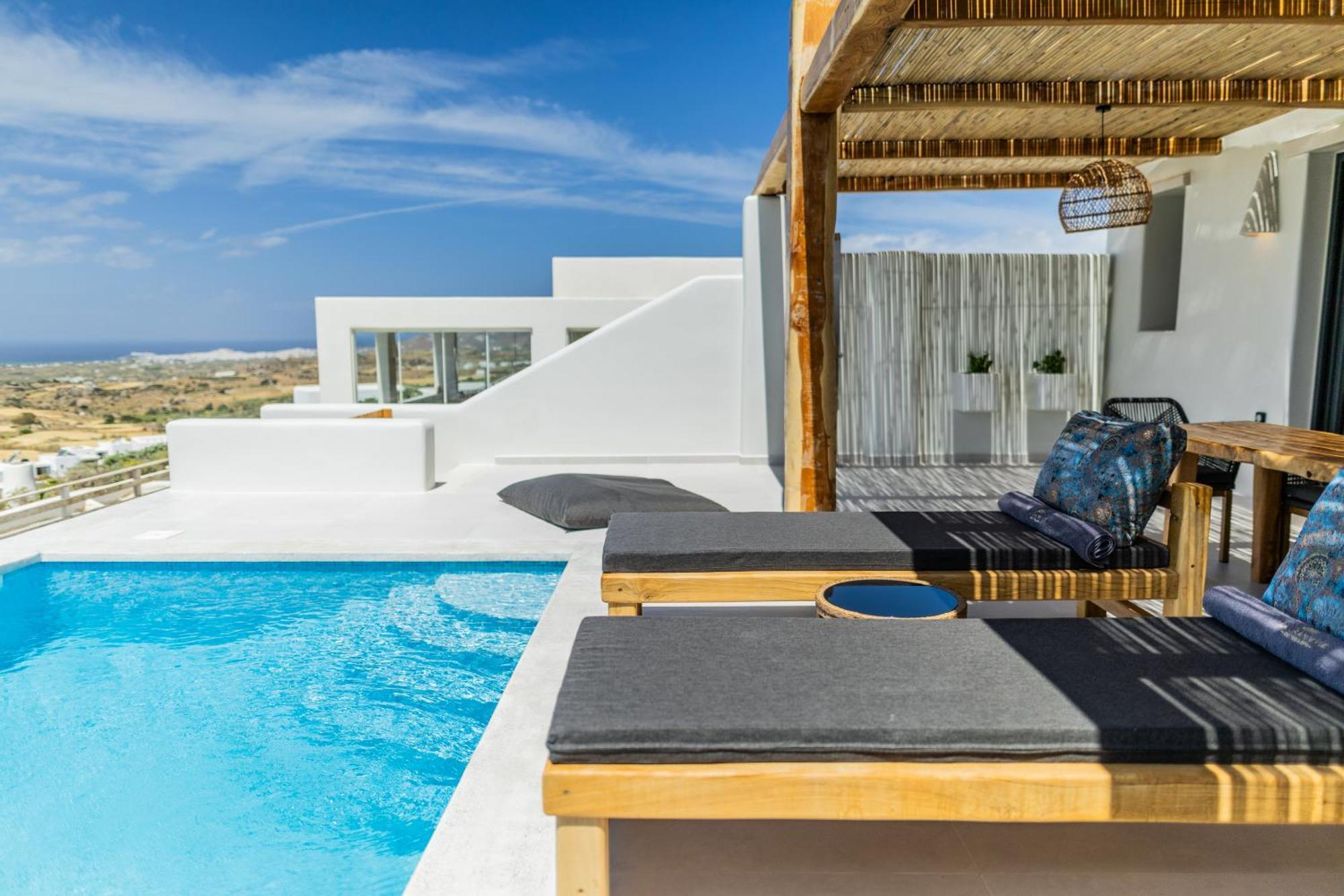 La Grande Vue-Private Hilltop Villas With Private Pools Vivlos Exterior photo